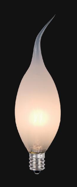 3 Inch Silicone Tip 15W Candelabra Base Light Bulb