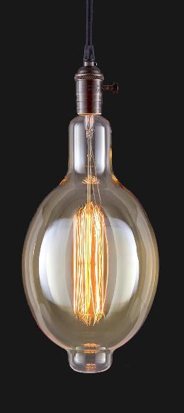 Oversized, Vintage Style BT180 Light Bulb