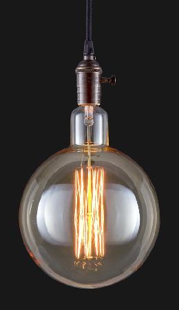 Oversized, Vintage Style G200 Light Bulb