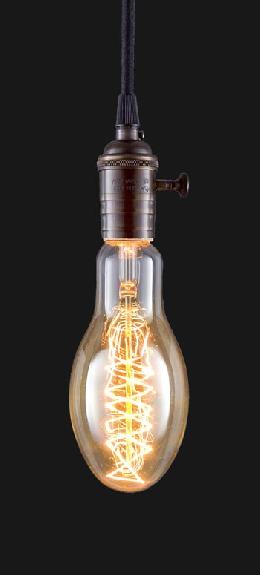 Oversized, Vintage Style E76 Light Bulb