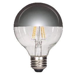 Silver Bowl, 40-Watt Equivalent LED Light Bulb, E-26 Base G25