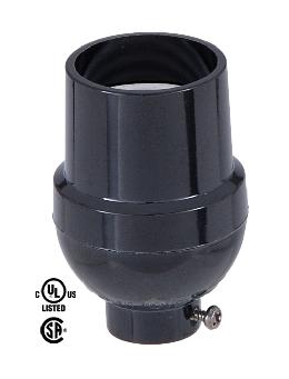 Medium Base (E26) Plastic Short Keyless Lamp Socket
