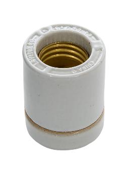 Medium Base Two-piece Porcelain Socket w/Mount Gasket