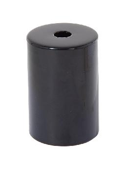 Glossy Black Finish Steel Socket Cup with Standard Socket and Mounting Hardware