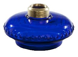 Cobalt Blue Glass Bracket Lamp Font