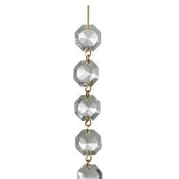 Crystal Bead And Chandelier Chains B, Crystal Beads Chandelier Chain
