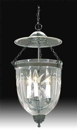 19th Century Hall Lantern with Laurel Swags Design Save 48%!