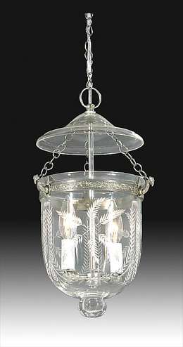 Tiny Hall Lantern with "Laurel Swags" Cut Design<br><FONT COLOR=FF0000>Save 45%!</FONT>