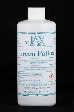 Jax Green Patina Permanent Finish, Choice of Size