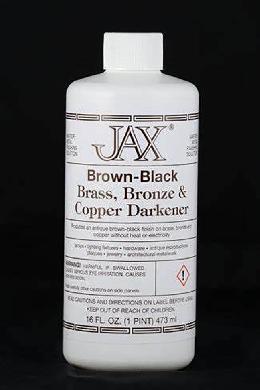 Jax Brown-Black Finish, Choice of Size