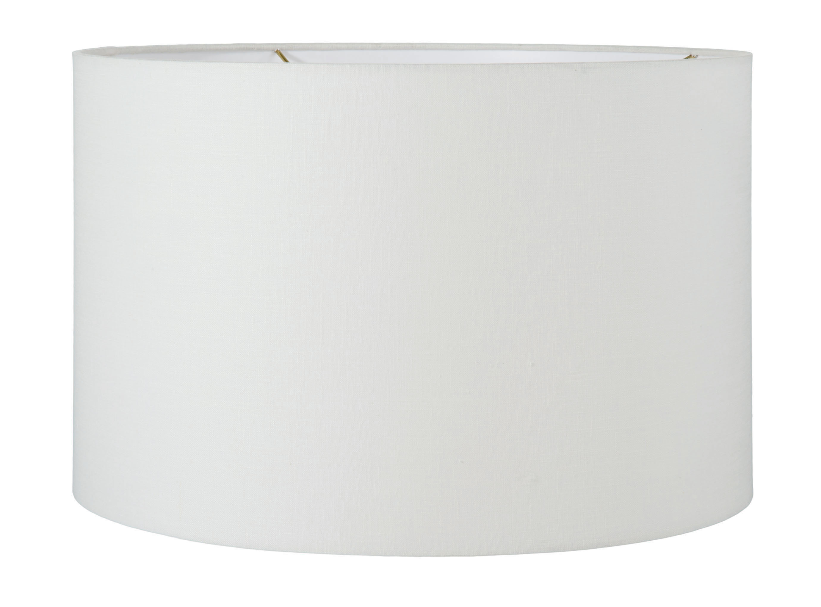 Off White Linen Drum Lampshade 05641f, Lamp Shade White Linen Drum