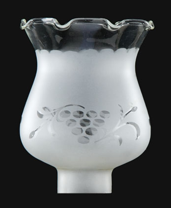 5 8 Colonial Shade 08550 B P Lamp Supply, Chimney Style Oil Lamp Shade