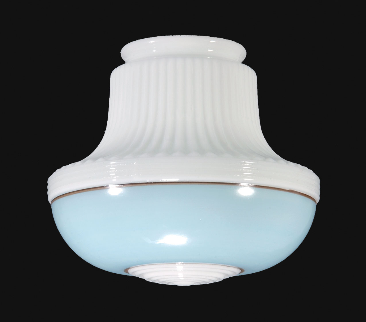 B&P Lamp Opal Glass Fixture Shade
