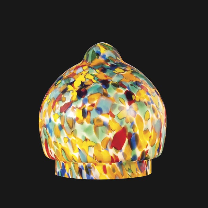Multi Color Art Deco Globe, Multi Coloured Glass Lamp Shades