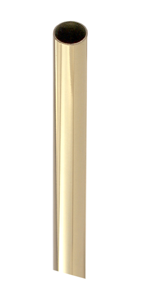 7/8 O.D., Polished & Lacquered Plain Brass Tubing 10356