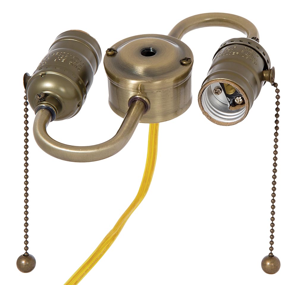 Heavy Pull Chain Socket W/ S.S.- Cast Brass – My Lamp Parts