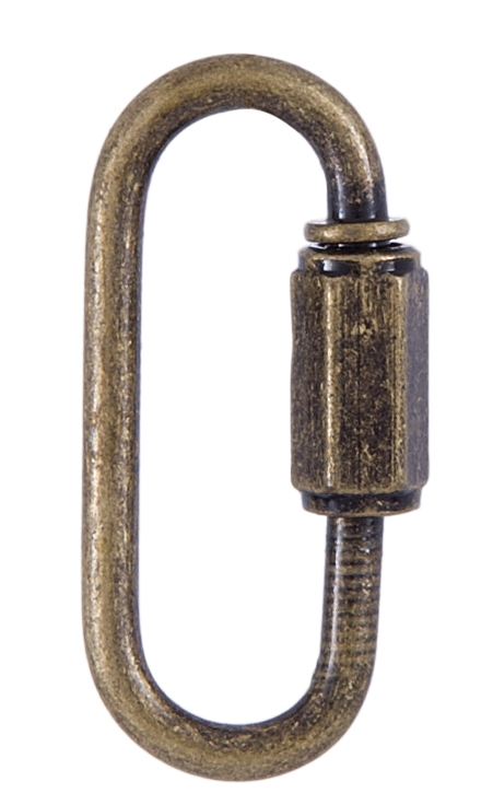 Antique Brass Finish Chain Connecting Link 12940A | B&P Lamp Supply