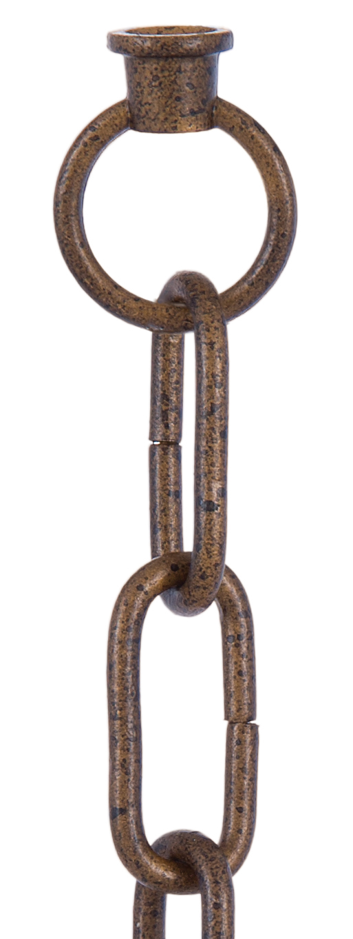 Rusty Finished Chain for Chandeliers and Pendants