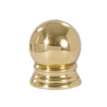 per ea Details about   Lamp Finial Polished Solid Brass  Ball  3/4" d 